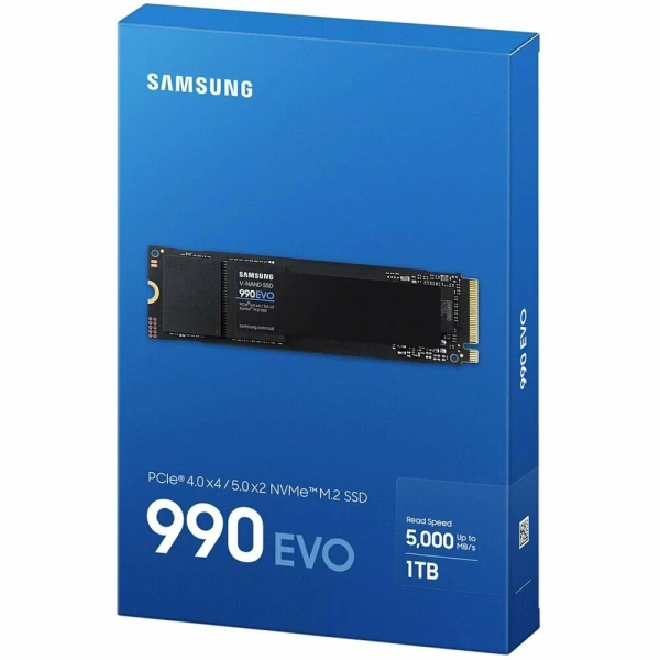 SSD M.2 накопитель SAMSUNG 990 EVO 1ТБ MZ-V9E1T0BW